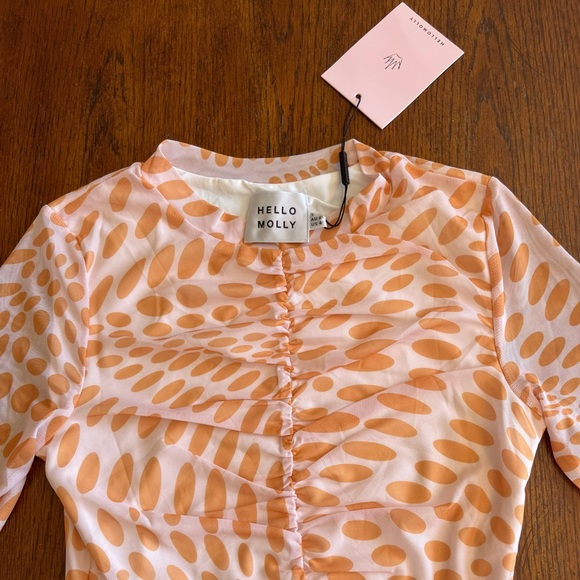 Hello Molly Retro Lover Crop Top Size 4 - Picture 4 of 5